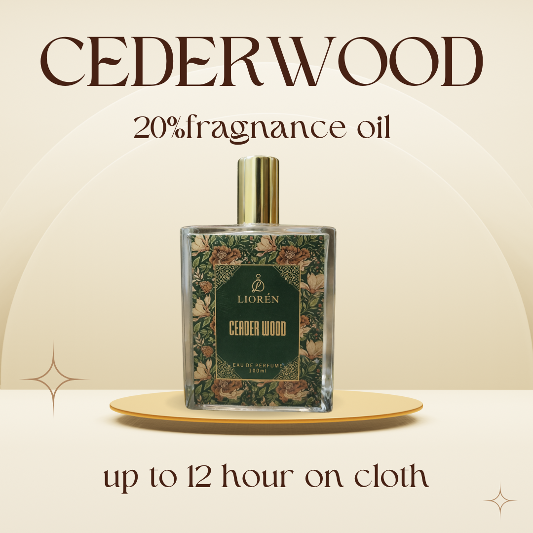 Cedarwood – Long Lasting Woody Aromatic Perfume for Men