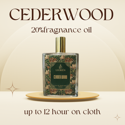 Cedarwood – Long Lasting Woody Aromatic Perfume for Men