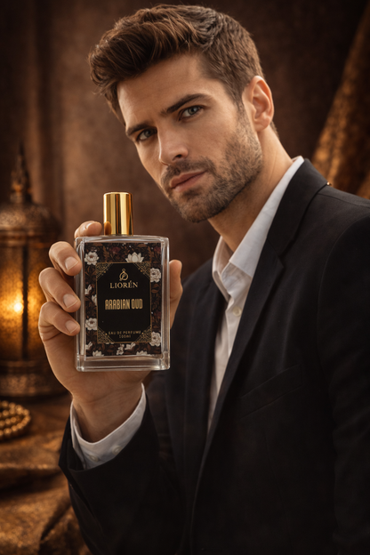 Arabian Oud perfume for men by Lioren – premium long lasting masculine fragrance