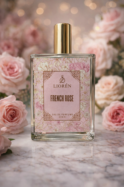 French Rose long lasting floral perfume for women by Lioren
