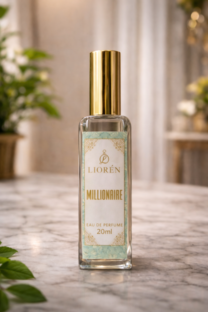 Premium Millionaire men’s perfume with amber oriental fragrance