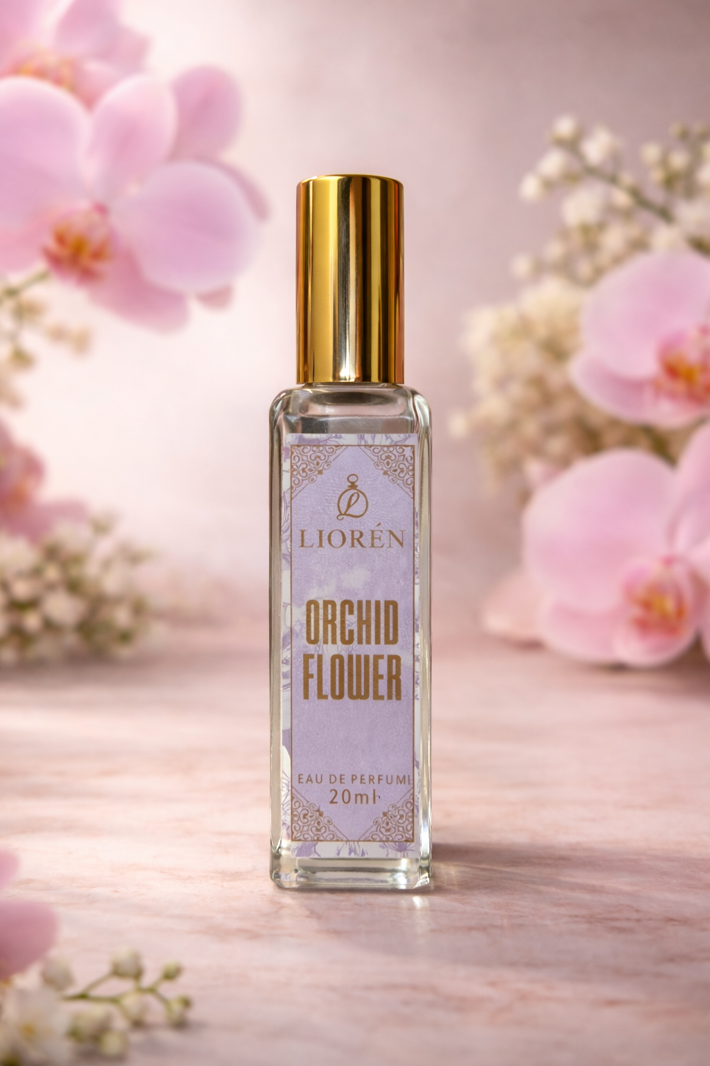 Premium Orchid Flower floral fragrance bottle for women