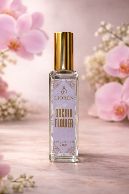 Premium Orchid Flower floral fragrance bottle for women