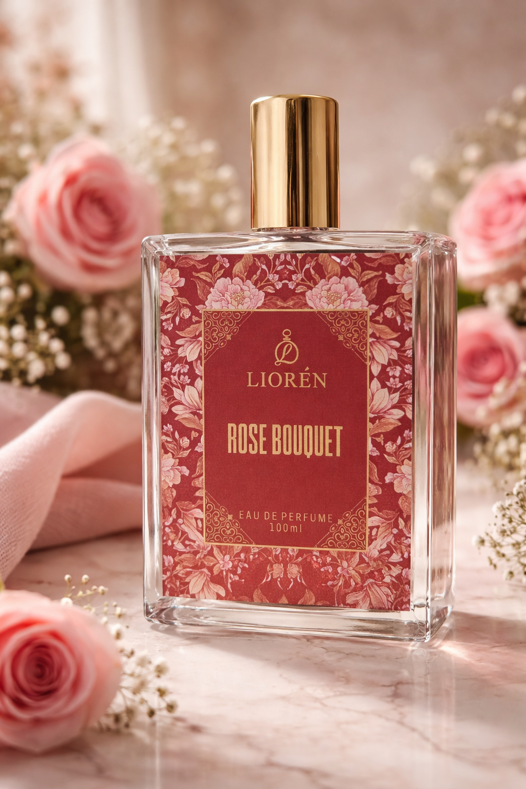 Rose Bouquet long lasting rose perfume for women by Lioren