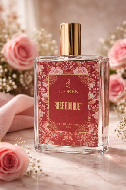 Rose Bouquet long lasting rose perfume for women by Lioren