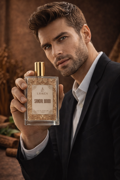 Sandalwood masculine woody musky perfume for men
