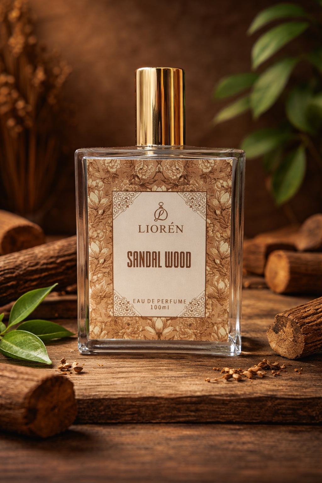 Sandalwood long lasting woody musky perfume for men by Lioren