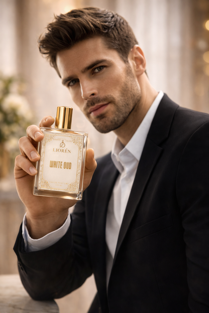 White Oud bold masculine oud perfume for men by Lioren