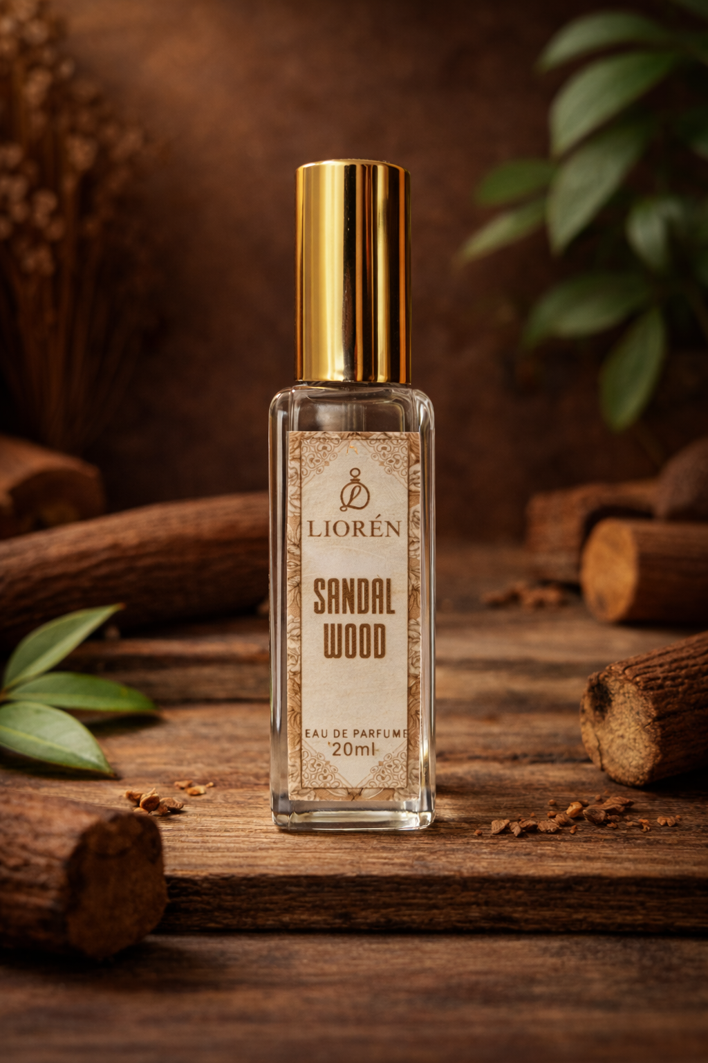 Sandalwood Eau de Parfum – Timeless Woody Luxury Fragrance for Men