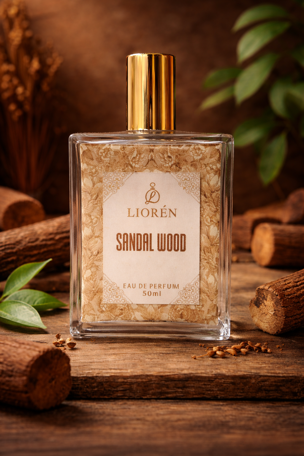 Sandalwood Eau de Parfum – Timeless Woody Luxury Fragrance for Men