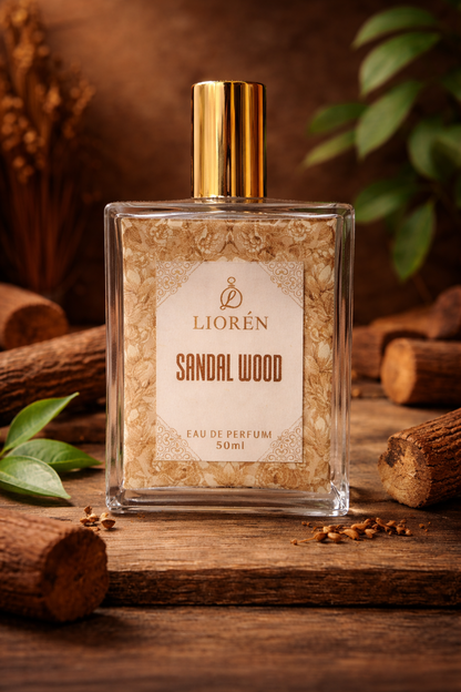 Sandalwood Eau de Parfum – Timeless Woody Luxury Fragrance for Men