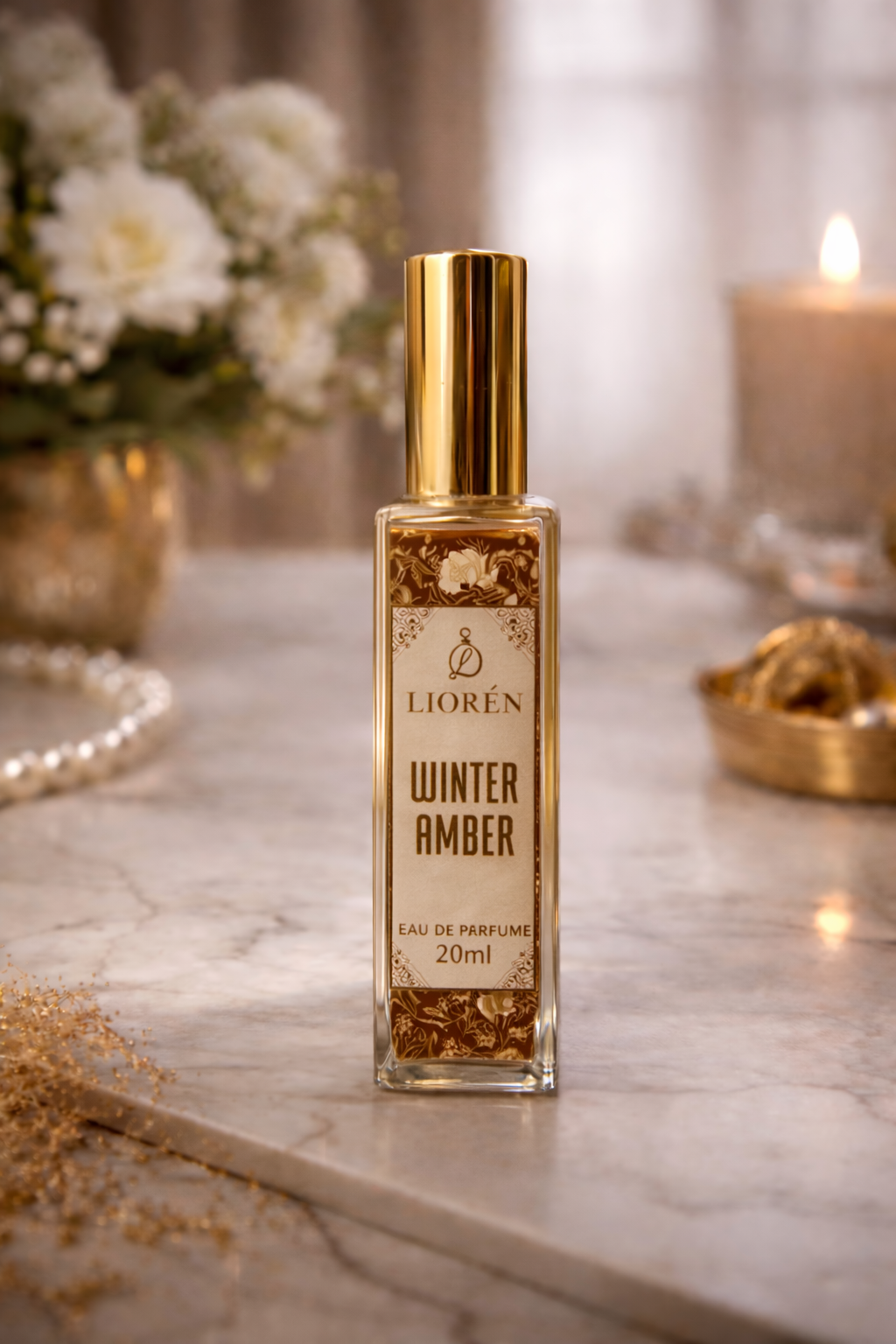 Winter Amber – Long Lasting Unisex Amber Woody Perfume